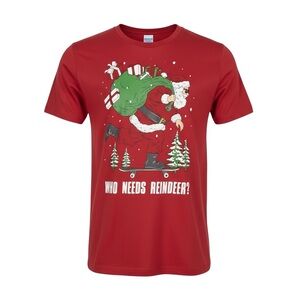 Holiday Time Vibrant Red Top